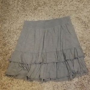 Old Navy olive ruffled skirt 1X